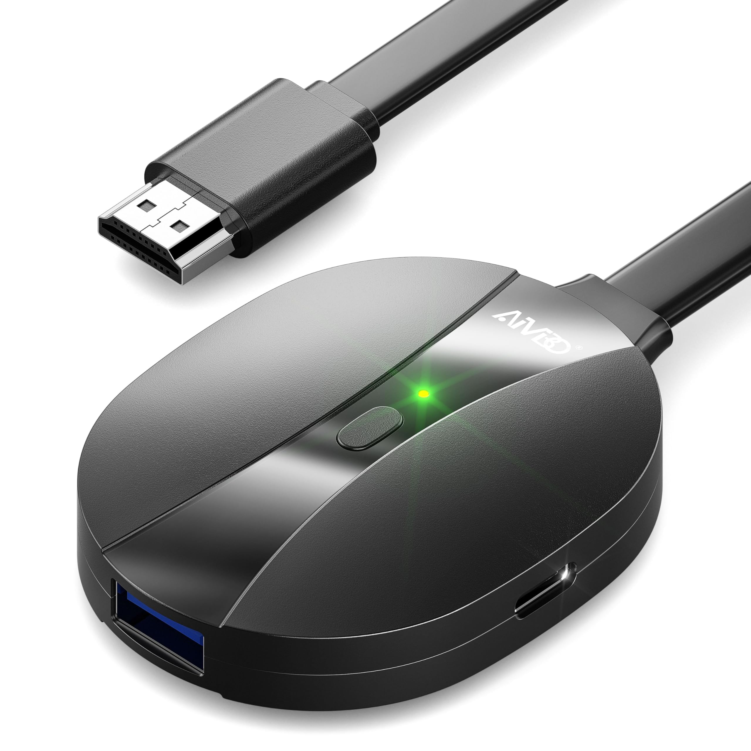 AIMIBO 4K Wireless Display Adapter 5G für Smartphone, Tablet, Laptop, HDTV, Monitor und Projektor – 3 Spiegelungsmodi, Kabelloser HDMI Dongle für i*OS Android Windows macOS auf TV Monitor Projektor
