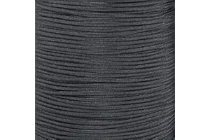 PARACORD PLANET 10 20 25 50 100 Foot Hanks and 250 1000 Foot Spools of Parachute 550 Cord Type III 7 Strand Paracord (Black 100 Feet)