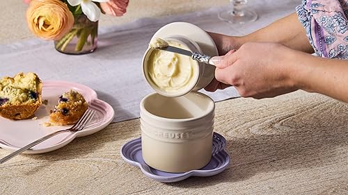Le Creuset Stoneware Butter Crock, Cerise in Oman Whizz
