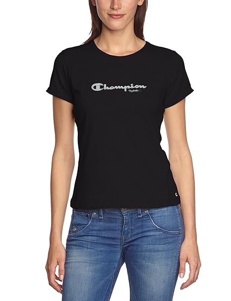 magliette champion donna nero