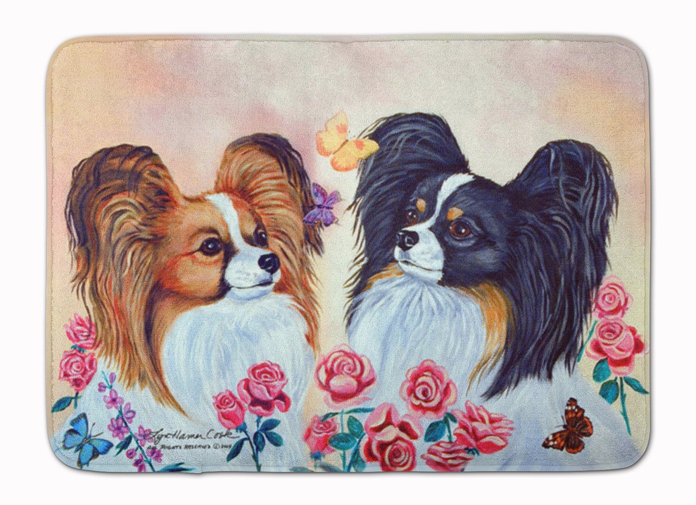Caroline's Treasures Papillon Floor Mat, Multicolor, 19 inches x 27 inches