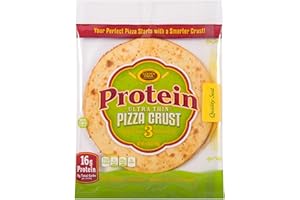 Golden Home Bakery Products Protein Ultra Thin Pizza Crust, 7" (3 Pack)