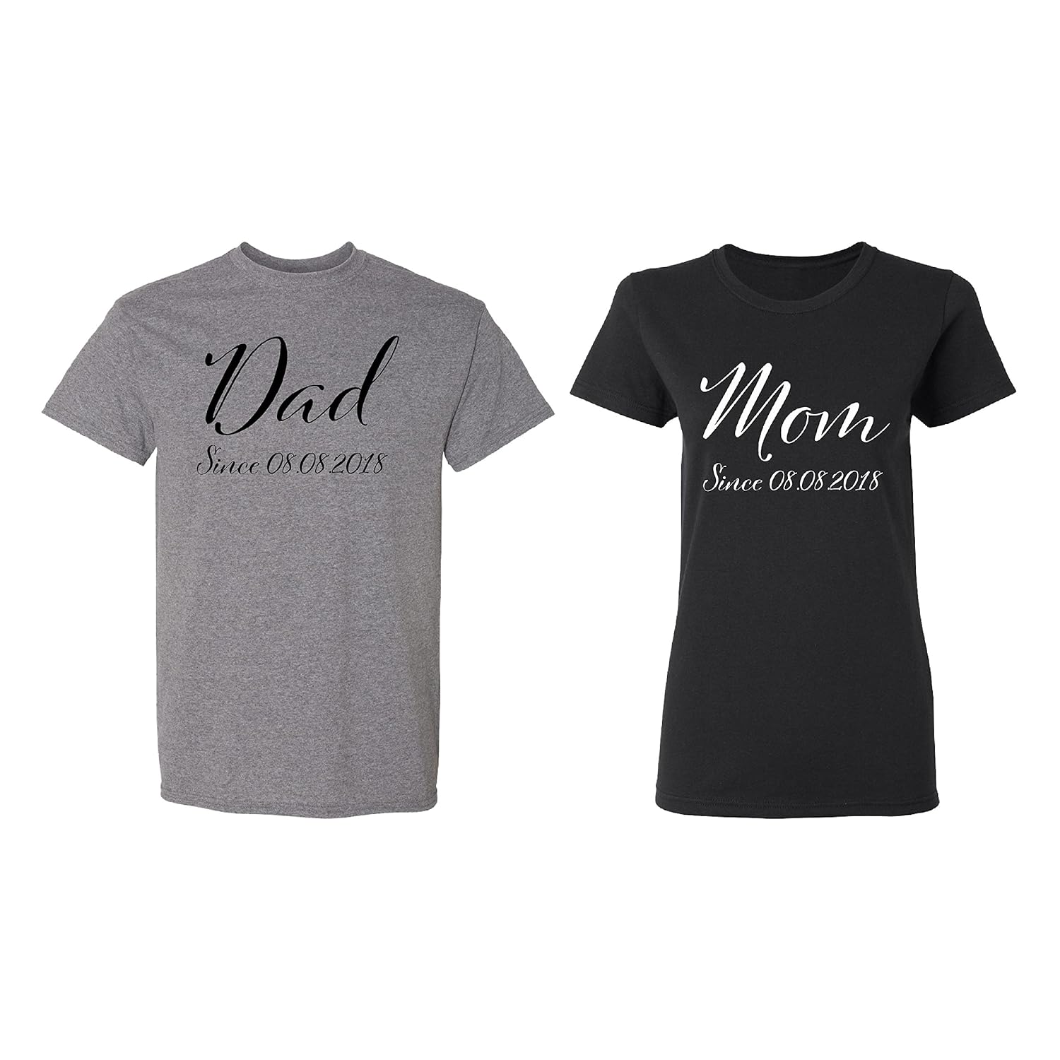 Dad - Mom Personalized Couple Matching Shirts Married Custom Valentines Day-ANZ