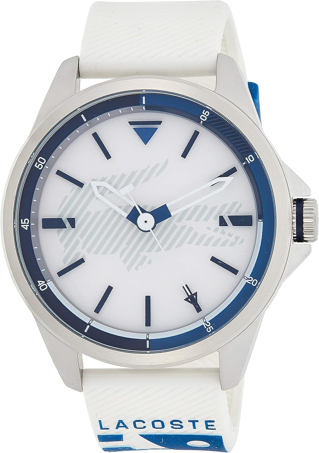 white lacoste watch men's