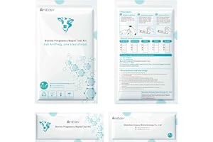 ANIEASY [10 Pack] Cow Pregnancy Test Kit: Rapid Pregnancy Tests for Bovine Complete kit - for Home/Small Farm Use