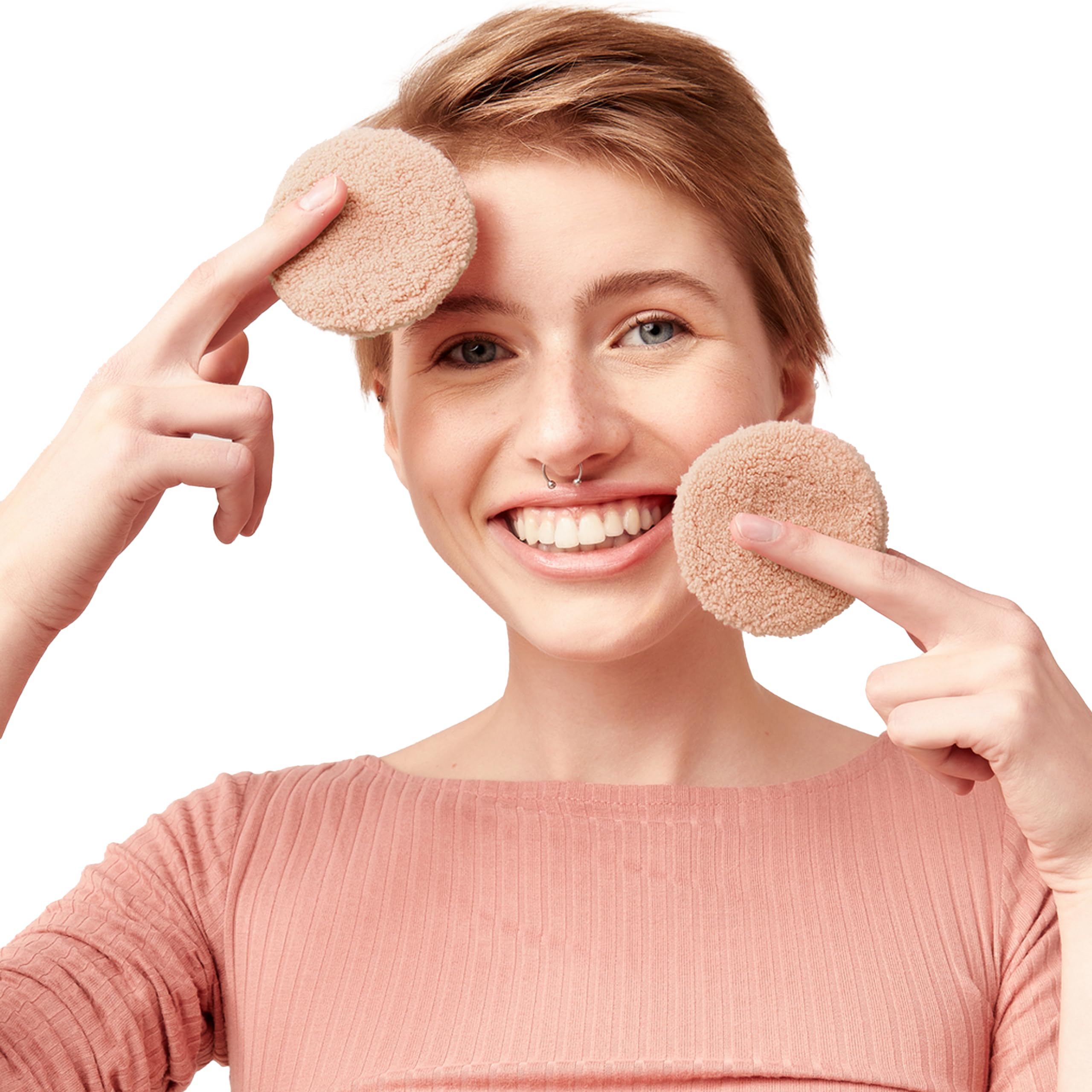 Glov Reusable Cleansing Pad Pads Makeup Remover Pad Set of 12 Sustainable Microfiber Pads for All Skin Types Washable and Environmentally Conscious Makeup Removal Solution