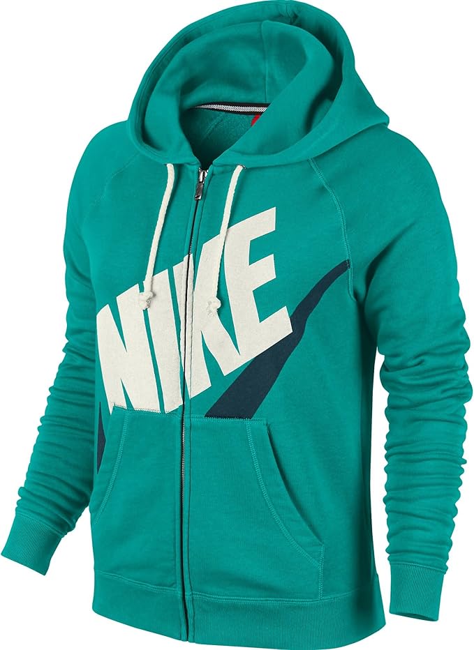 NIKE Rally Signal Full Zip Women's Hoodie Turbo Green/Night Shade 545653-323 (Size 4X) at Amazon 
