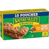Nature Valley Crunchy Granola Bars, Peanut Butter, 30 ct, 22.35 oz | Whole Grain Oats with Creamy Peanut Butter, 20g Whole Grain per Serving, No Artificial Flavors or Colors