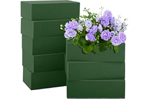 Hahood 8 Packs Floral Foam Blocks Wet & Dry Floral Foam Bricks 5.5x3.1x1.8 Inch Flower Arranging Kit for Fresh and Artificial Flowers Florist Foam Blocks for Wedding Home Decor