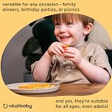 Vital Baby Nourish Plates 5 Pack EarthSmart Biodegradable 6m+ Microwave Safe view 5