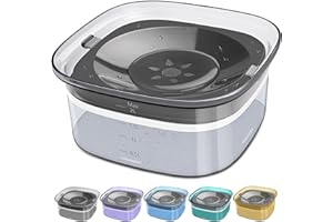 UPSKY 70oz Dog Water Bowl 2L No Spill Dog Bowls Large Capacity Spill Proof Slow Water Feeder, No Splash Dog Bowl Pet Water Dispenser Vehicle Carried Travel Slow Drinking Bowls for Messy Drinkers, Cats