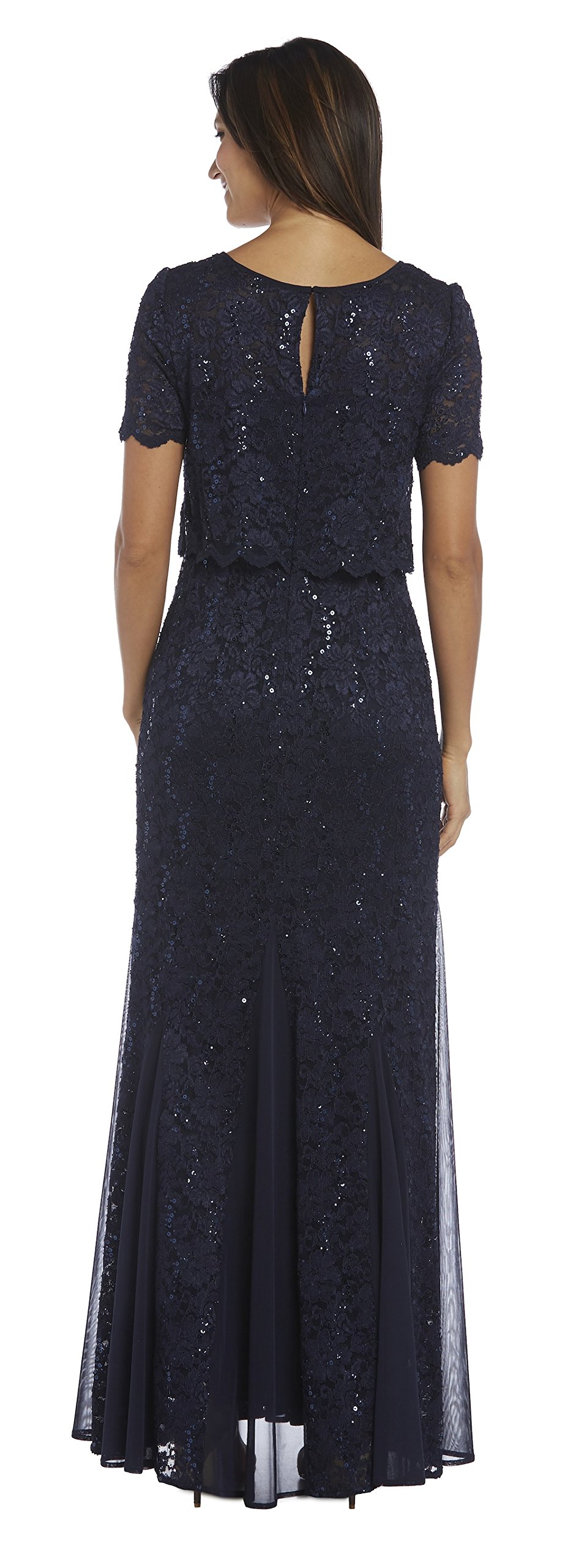 R&M Richards Mother of The Bride Petite Long Formal Dress