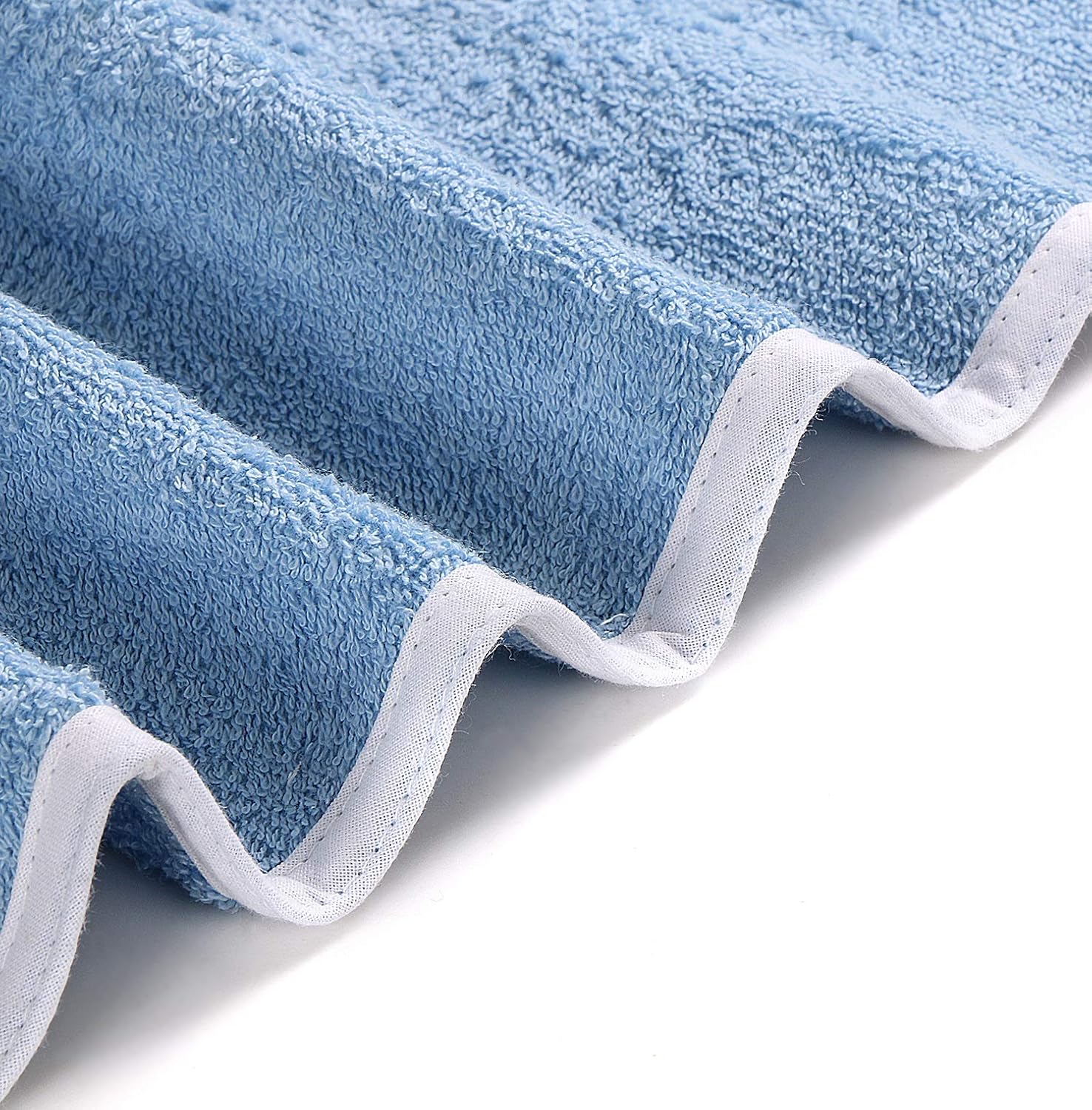 Utopia Towels 3 Pack Premium Quality Adult Bibs (Terry Cloth), Blue, 100% Soft Cotton Reusable and Washable Bibs: Health & Personal Care