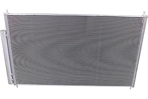 Kool-Vue A/C Condenser Compatible with 2011-2017 Honda Odyssey, Aluminum Core 5mm Fin With Receiver Drier HO3030155