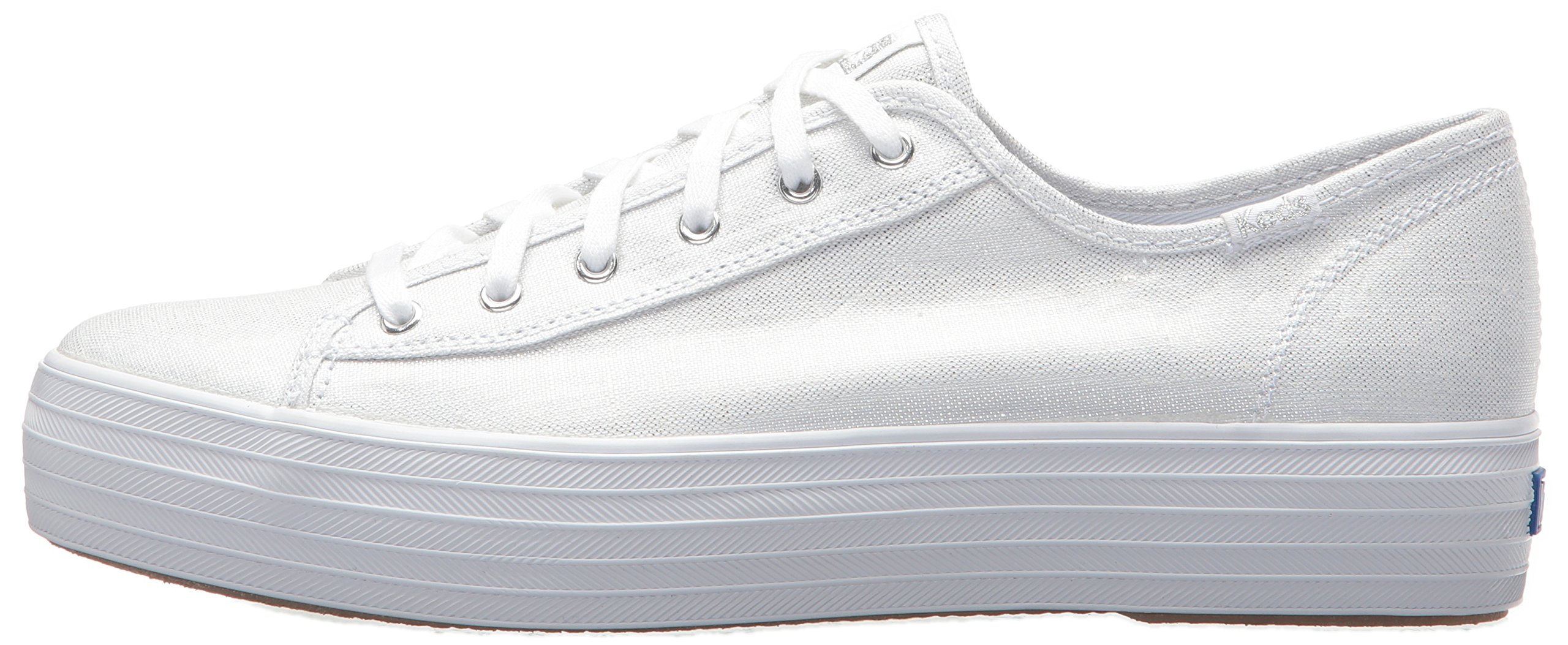 keds triple kick metallic linen