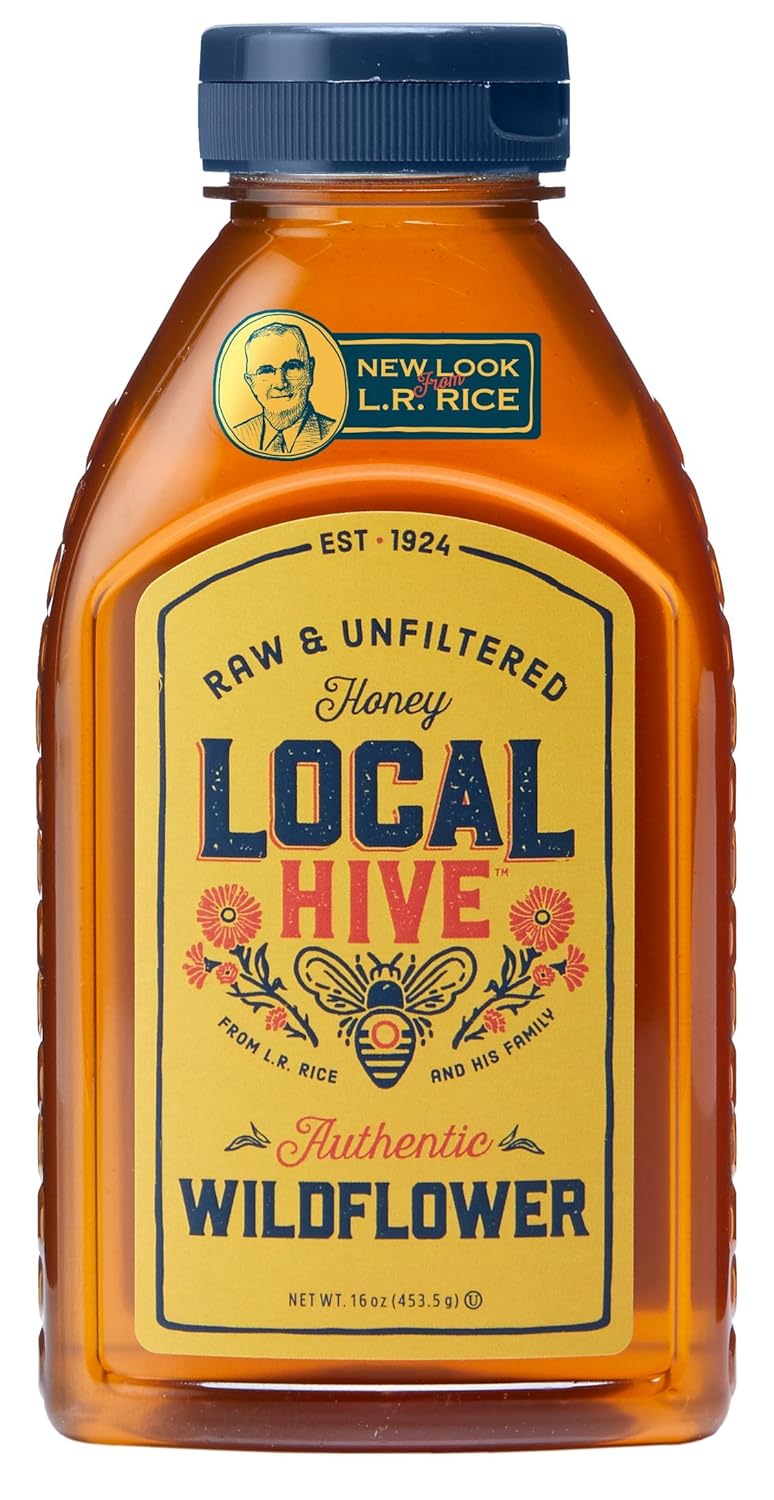 L.R. Rice 100 Pure Honey Raw & Unfiltered, Wildflower