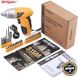 Hi-Spec 34pc Yellow 3.6V Rechargeable Electric Screwdriver Kit view 7