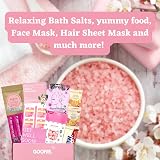 GOOFIIIE Hug in a Box Gift Set for Her Women Bath Salts Face Mask Food Pamper view 3