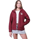 Ultra Game Women's NCAA Official Super Soft Sherpa Full Zip Hoodie Sweatshirt