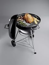 Weber Compact Kettle Charcoal Barbecue 57 cm with Wheels Black/Silver view 8