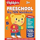 Preschool Big Fun Workbook: Preschool Learning Workbook with Over 250 Practice Games and Puzzles for PreK Math, Writing, Shapes and More Activities