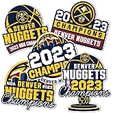 Desert Cactus Denver Nuggets 2023 Champions Championship Sticker NBA Officially Licensed Vinyl Decal Laptop Water Bottle Car Scrapbook (2023 Champions Type 2-1)