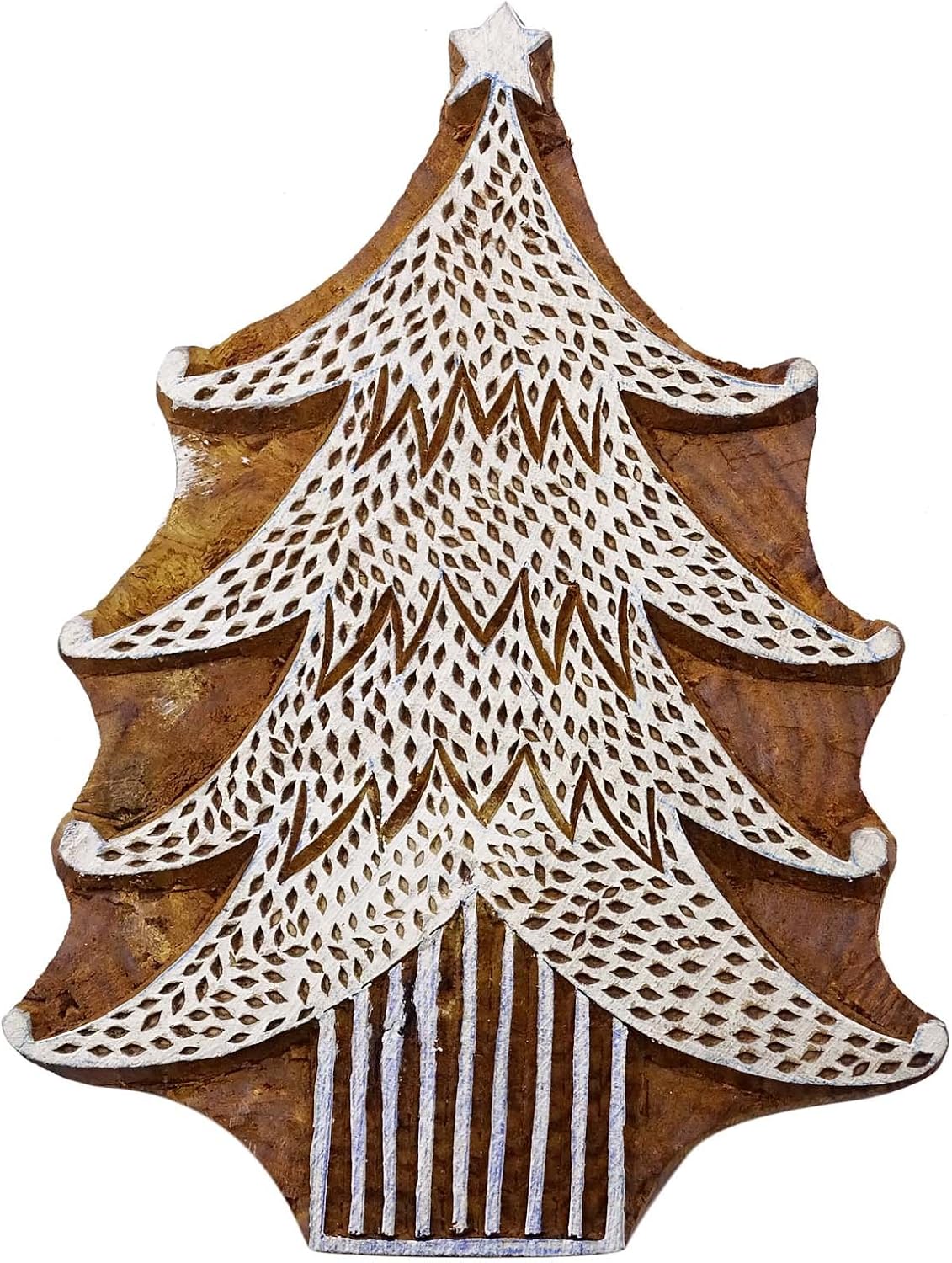 christmas wooden printing blocks