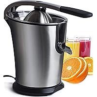 Electric Citrus Juicer Fruit Machines - Stainless Steal Electric Citrus Jucers Machine Fruit Squeezer Orange Lemon Lime…