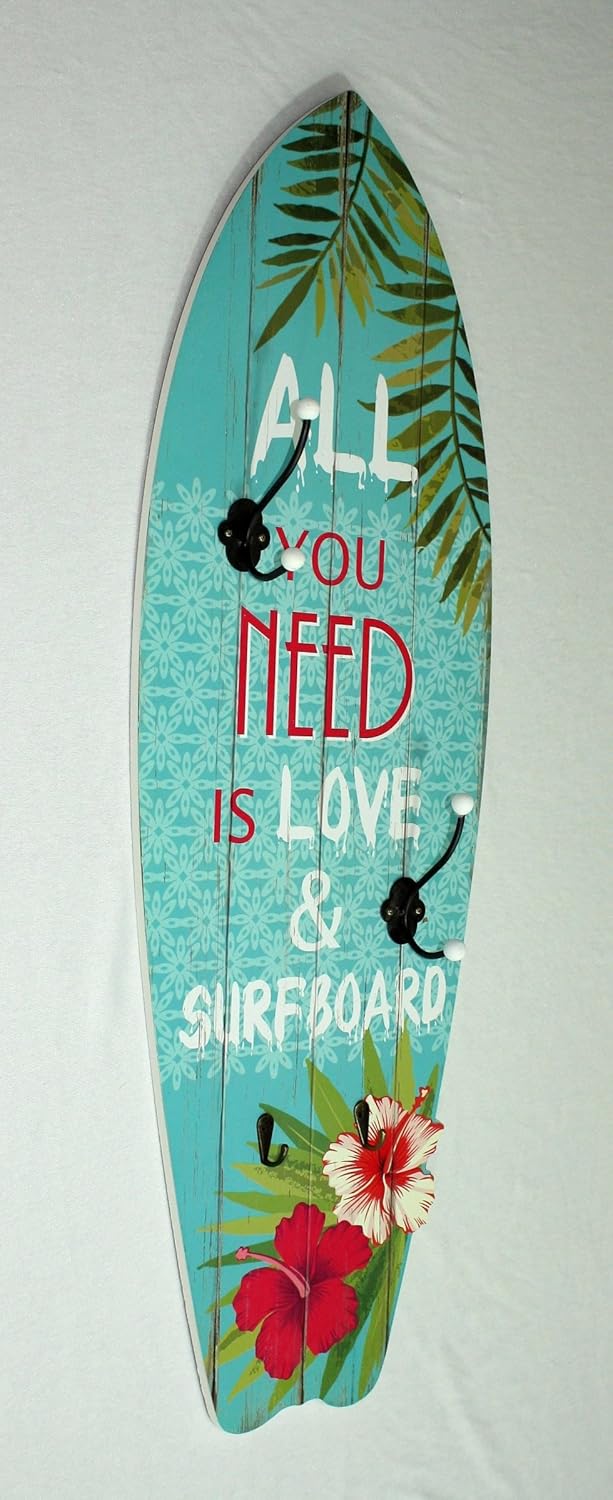 Perchero tabla de surf | Percheros de pared, percheros de pie...