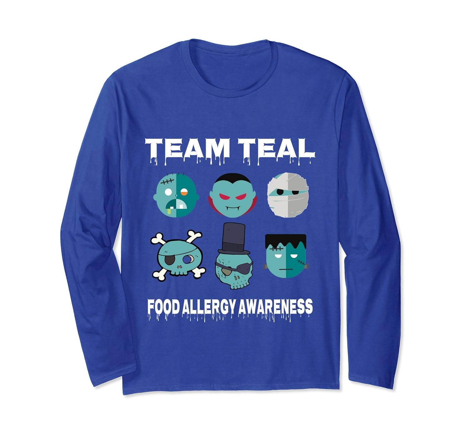 Teal Pumpkin TShirt Food Allergy Tshirts Awareness Halloween- TPT