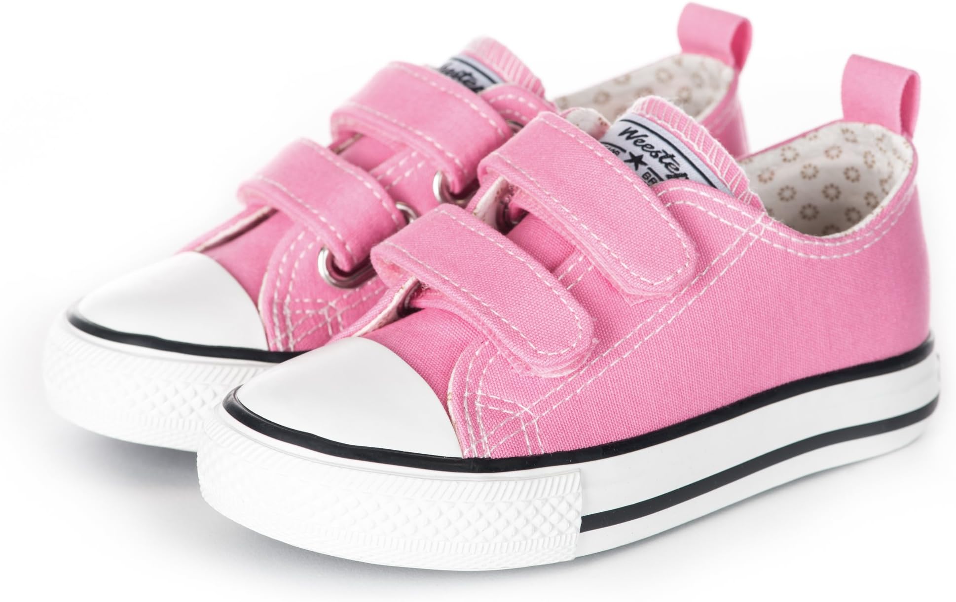 Weestep Toddler Little Kid Boy and Girl Classic Adjustable Strap Sneaker