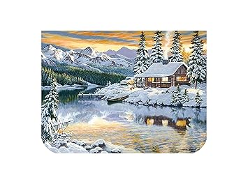 Amazon Com Goodbye Dmc Cross Stitch Thomas Painting Winter Snow