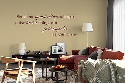 Amazon Com Marilyn Monroe Wall Quote Burgundy 24 Tall X