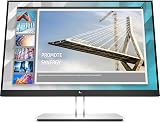 HP E24i G4 24 inch WUXGA 1920x1200 IPS Monitor Black Silver view 1