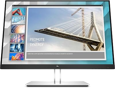 HP E24i G4 24 inch WUXGA 1920x1200 IPS Monitor Black Silver