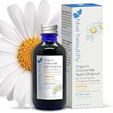 Blue Beautifly USDA Certified Organic Chamomile Night Face Oil Serum, 2 oz | Restores Healthy Skin Regeneration with Omega Rich Oils to Boost Collagen Production. Non-comedogenic &amp;100% Plant-based.