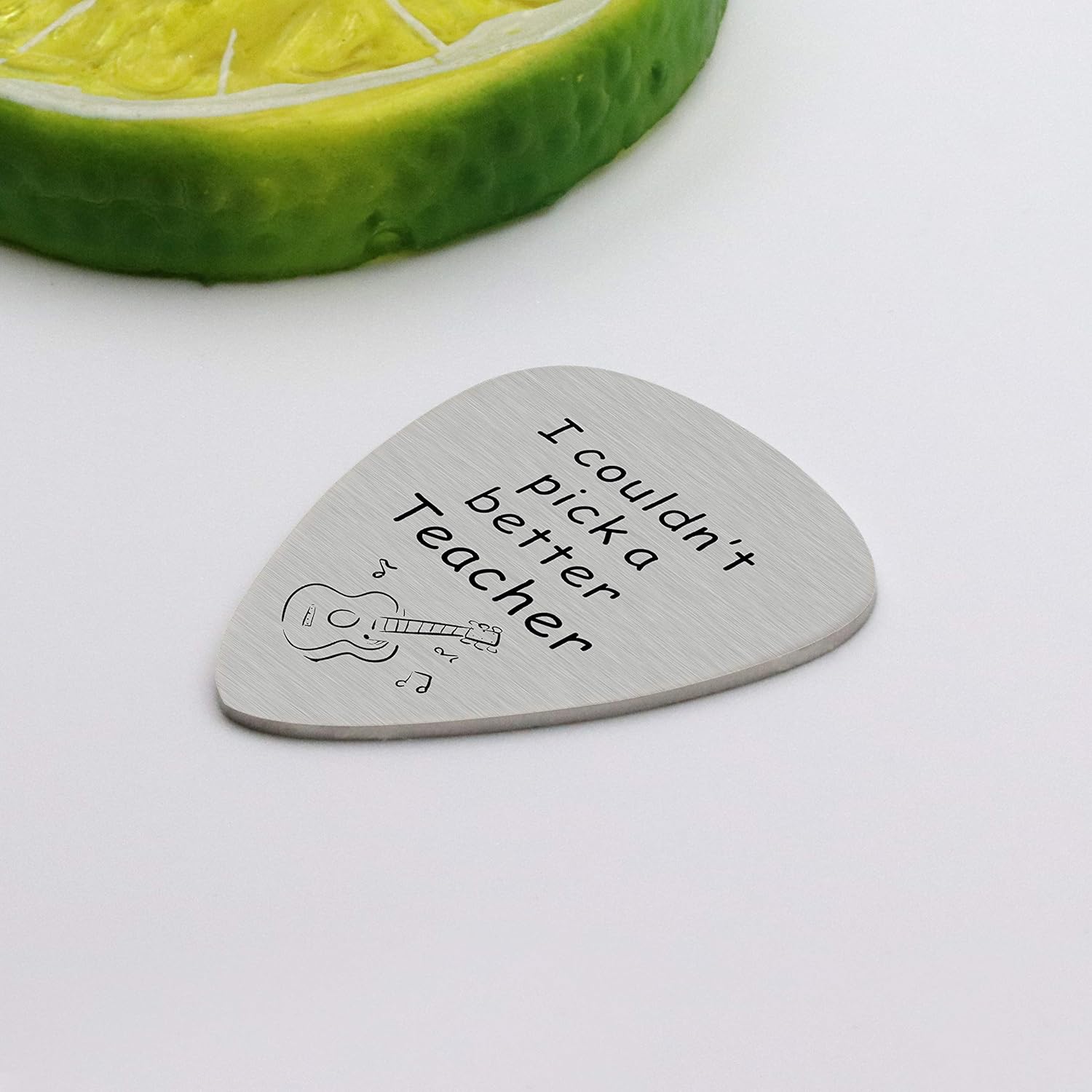 HULALA Music Teacher Gifts 2 PCS Guitar Pick Plectrums For Acoustic Electric Engraved I Couldn't Pick A Better Teacher Best Teacher Ever - Image 5