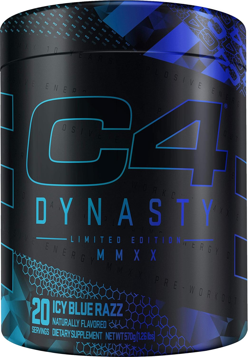 C4 Dynasty MMXX Pre Workout Powder Fruit Punch | Preworkout Energy Supplement for Men & Women | 350mg Caffeine + 6.4g Beta Alanine | 20 Servings: Health & Personal Care