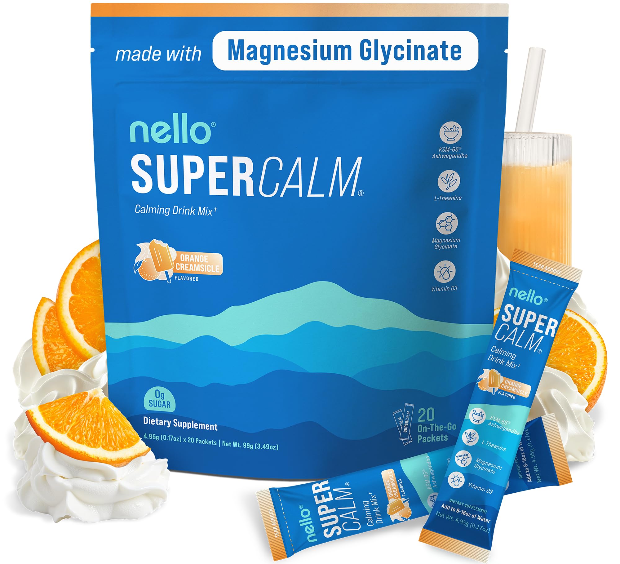 Supercalm Drink Mix (Orange Creamsicle)