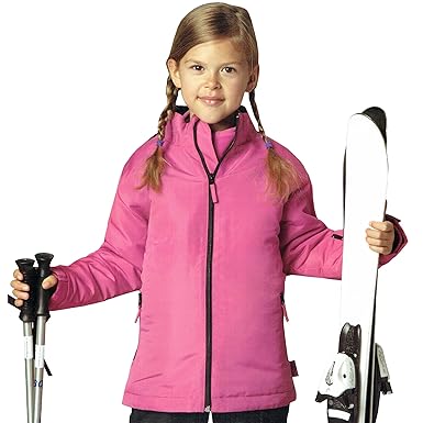 TT Kinder Skijacke Snowboardjacke Jacke Winterjacke Wind- und wasserdicht Mädchen rosa