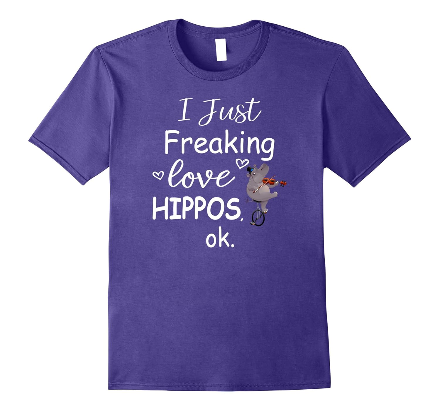 I Just Freaking Love Hippos T Shirt |Hippos Lovers Cute Gift-ANZ