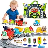 ALASOU Electric Train Set for Toddlers Kids with