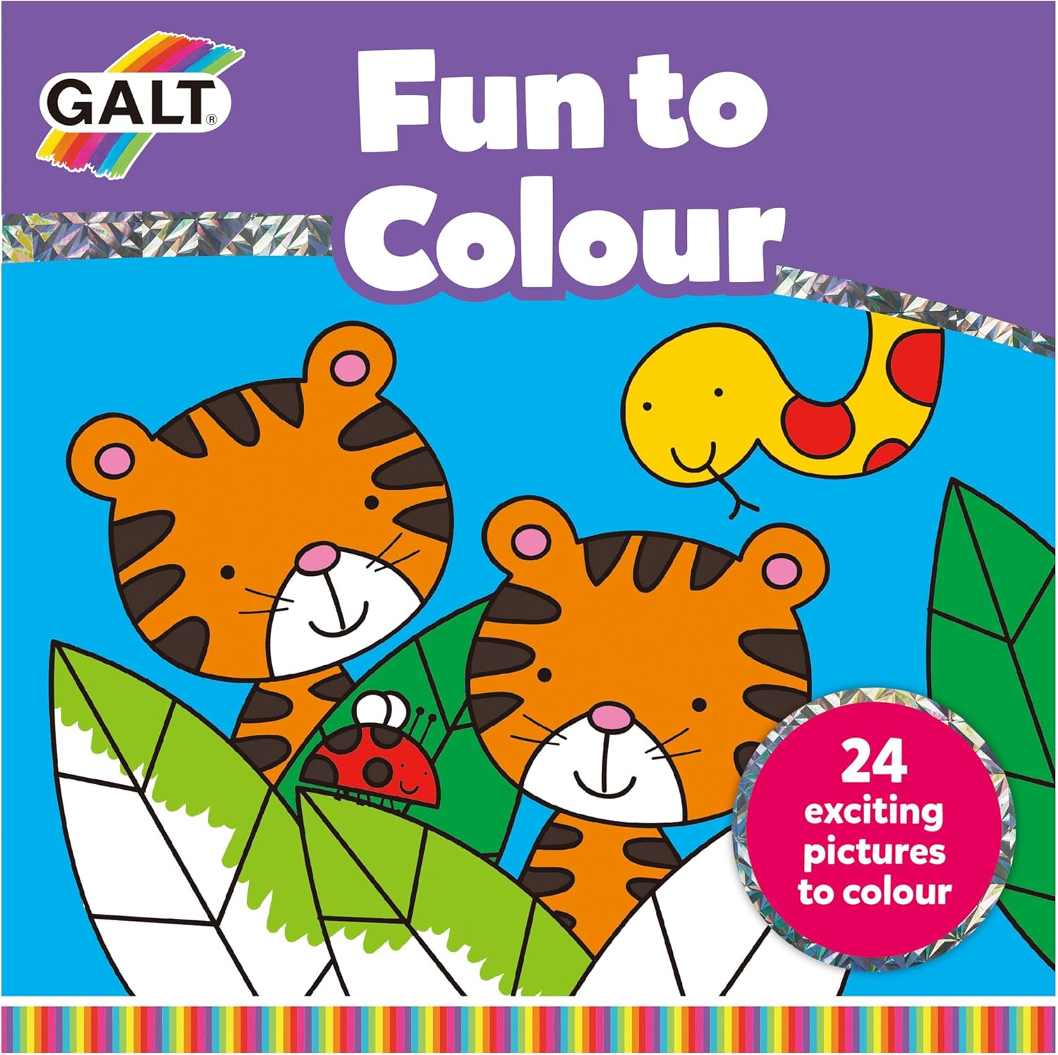Galt Toys, Fun to Colour Book, Kids Colouring Book, Ages 3 Years Plus, Multicolor