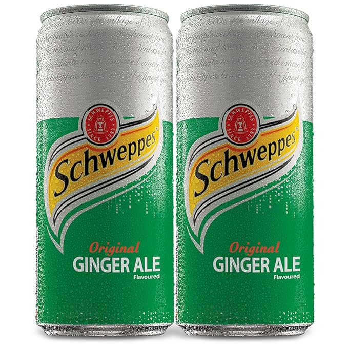 CocaCola Schweppes Ginger Ale Can 300Ml (Pack Of 2) Amazon.in