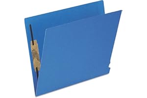 Pendaflex H10U13BL Reinforced End Tab Expansion Folder, Two Fasteners, Letter, Blue (Box of 50)