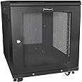 StarTech.com 4-Post 12U Server Rack Cabinet, 19" Data Rack Cabinet for IT / Network Equipment, with Adjustable Mounting Rails