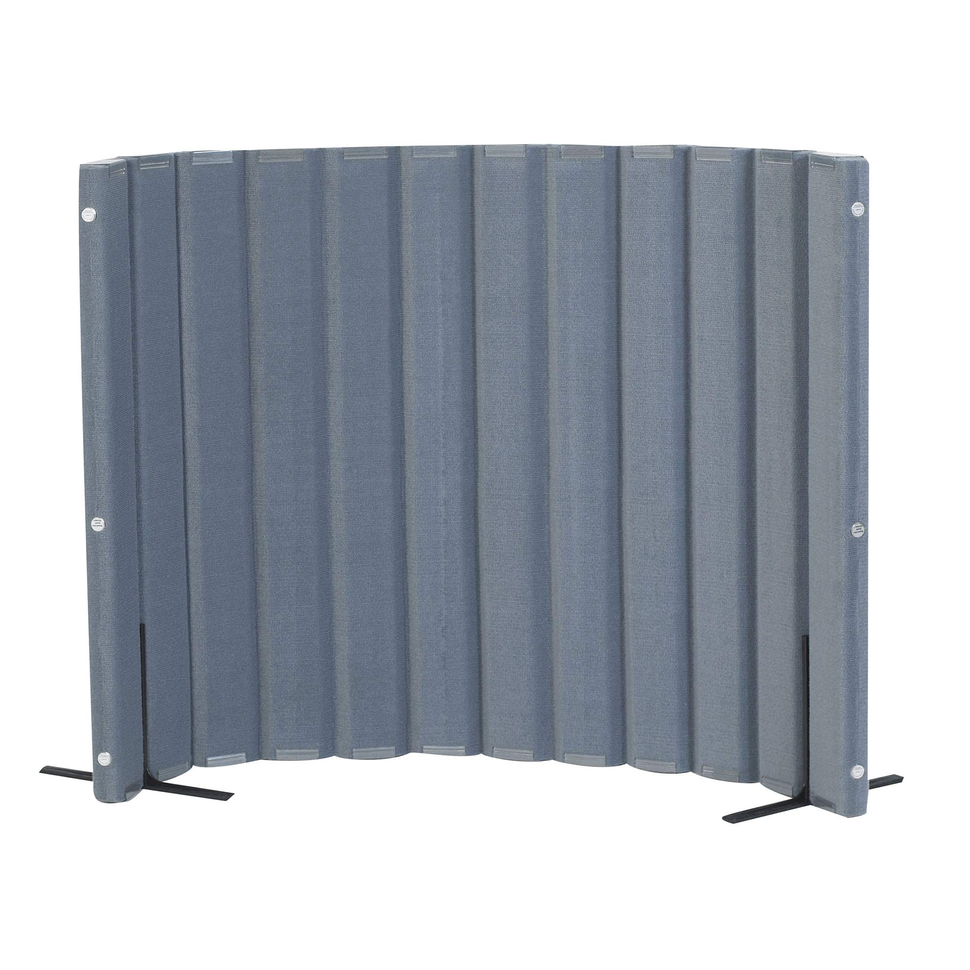 Photo 1 of Children’s Factory 48" x 6' Quiet Divider With Sound Dampening Panels, Freestanding Room Divider Wall, Slate Blue