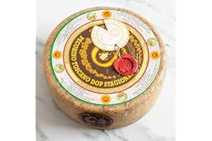 IL FORTETO Pecorino Oro Antico Riserva Italian Cheese - Whole Wheel (4 pound) - with delicate force, imparting overtures of wild herbs and delicious lemongrass