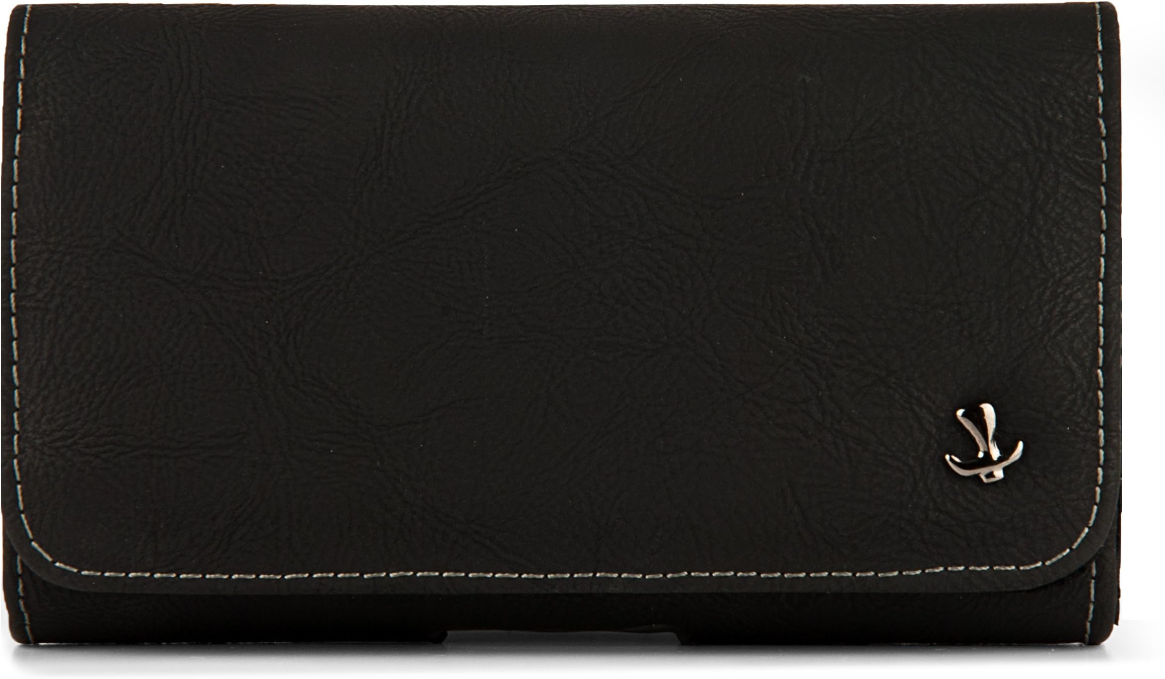 (Black Matte) Faux Leather Horizontal Holster Carrying Case (SAM331) for Nokia Lumia 1020 Windows Phone 8 + SumacLife TM Wisdom Courage Wristband