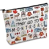 FOTAP Montreal Trip Makeup Bag Canada Montreal Travel Gift Montreal Souvenir Gift Montreal Travel Bag Housewarming Gift (Montreal)